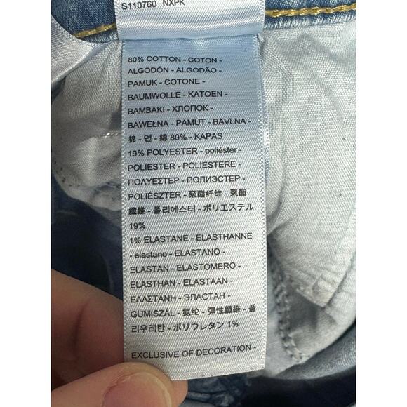 Levi's 725 Women's High Rise Bootcut Blue Denim Jeans - Size 32x30 (33x29) - Picture 5 of 6